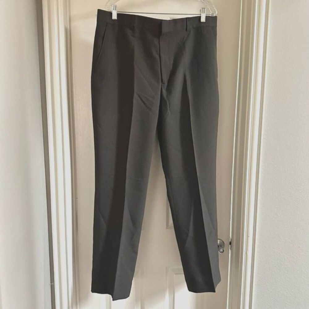 Cintas Regeneration Recycled Polyester Dress Pants NWOT Men’s 38 Brown Grey